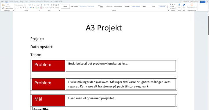 A3 projekt